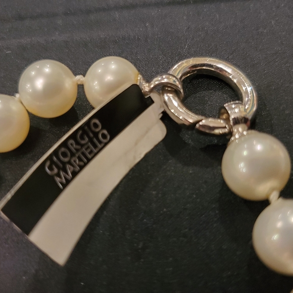 GIORGIO MARTELLO PEARL BRACELET, NEW - Picture 2 of 7